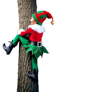 Elf Climbing Tree PNG 6 PNG