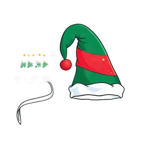 Elf Hat With Ears PNG Hme96