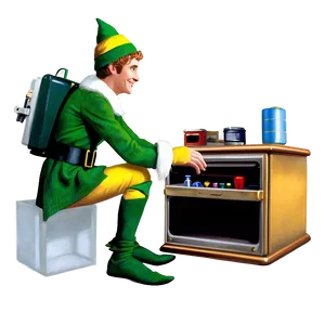 Elf Inventing Gadgets PNG 84 PNG