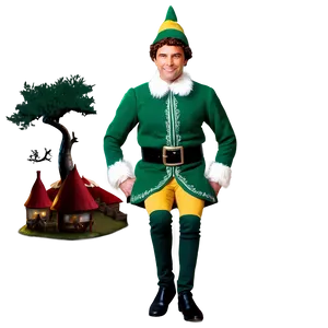 Elf On Magical Journey PNG Fgb96