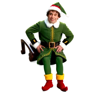 Elf On Magical Journey PNG Oln10