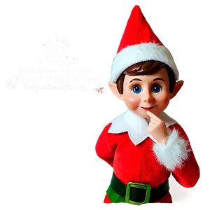 Elf On The Shelf Welcome PNG Ihk
