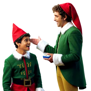 Elf Sharing Story Png 58 PNG image