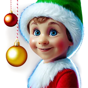 Elf Shelf Christmas Cheer PNG 05242024
