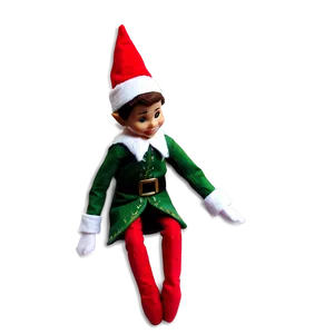 Elf Shelf Christmas Countdown PNG 05242024