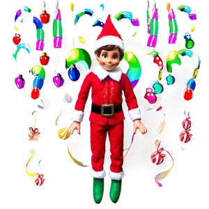 Elf Shelf Christmas Countdown PNG 97