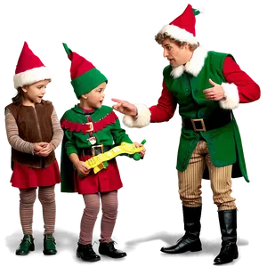 Elf Teaching Younglings Png 86 PNG image