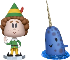 Elfand Narwhal Figurines