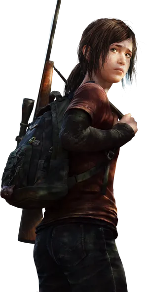 Ellie The Lastof Us Character PNG image