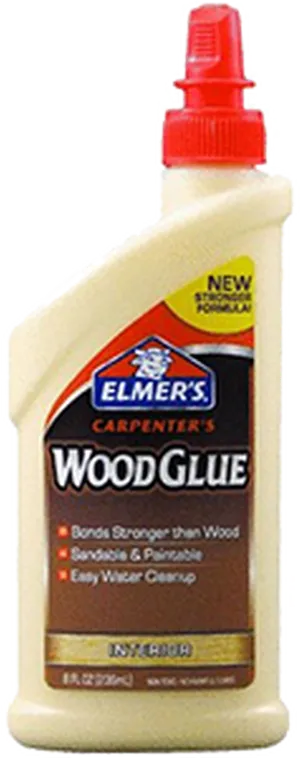 Elmers Carpenters Wood Glue Bottle PNG
