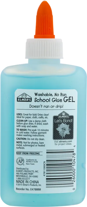 Elmers School Glue Gel Bottle PNG