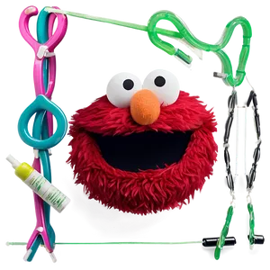 Elmo Face Mask Template Png 06212024 PNG image