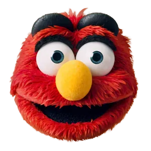 Elmo Face With Different Emotions PNG Pdy