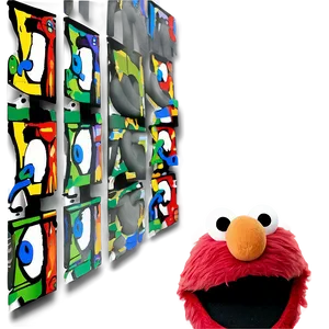 Elmo Face With Open Mouth Png 72 PNG image