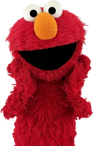 Elmo Portrait Sesame Street Character PNG image
