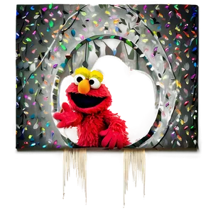 Elmo's Iconic Face Clipart Png 06212024 PNG image