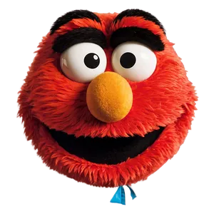 Elmo's Iconic Face Clipart Png 06212024 PNG image