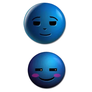 Eloquent Blue Emojis PNG Series 06282024 PNG