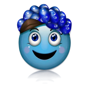 Eloquent Blue Emojis PNG Series Lcg70 PNG