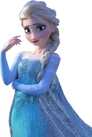 Elsa Frozen Character Pose