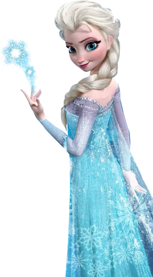 Elsa Frozen Magic Creation PNG image