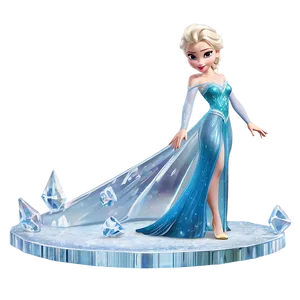 Elsa Ice Diamond Display PNG Cix PNG