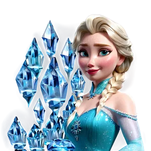 Elsa Ice Diamond Display PNG Dgd50 PNG