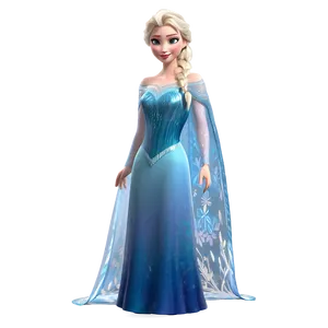 Elsa's Captivating Ice Gown PNG 83 PNG