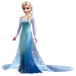 Elsa's Ice Dress Frozen PNG Mqp85