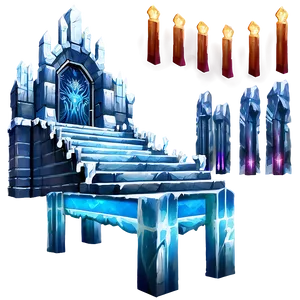 Elsa's Ice Throne Room PNG Skx PNG