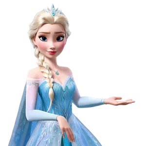 Elsa Snow Queen Costume Png Pvo PNG image