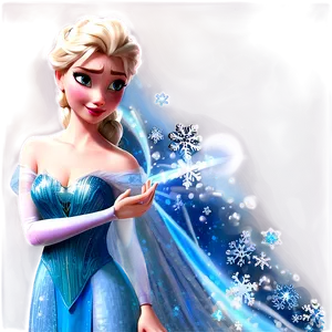 Elsa Snowflake Design Png 05212024 PNG image