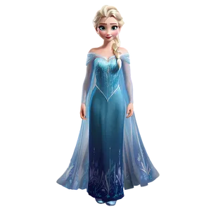 Elsa Transforming Dress Png 55 PNG image