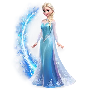 Elsa Winter Magic Aura Png Efv PNG image