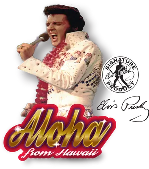Elvis Aloha From Hawaii Performance PNG image
