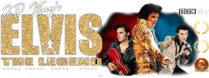 Elvis The Legend Show Promotional Banner PNG image