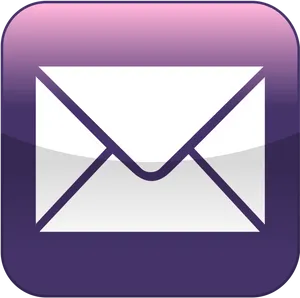 Email App Icon Purple