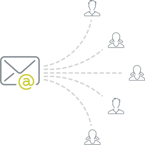 Email Distribution Network Concept