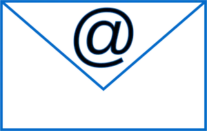 Email Envelope At Symbol Graphic
