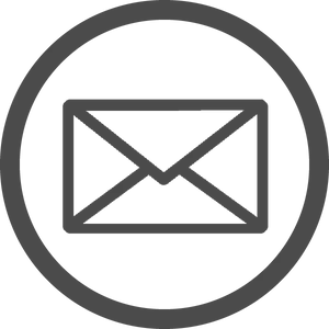 Email Icon Black Background PNG image