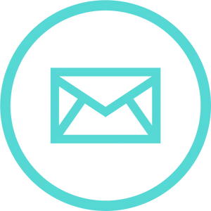 Email Icon Blue Circle PNG