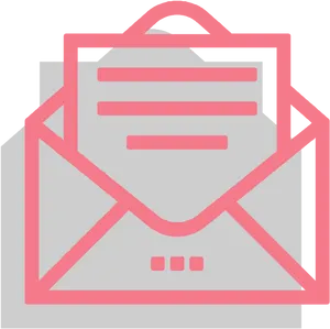 Email Icon White Background PNG