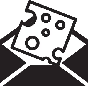 Email Icon Whiteon Dark Background PNG