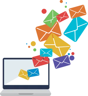 Email Overflow Concept Illustration