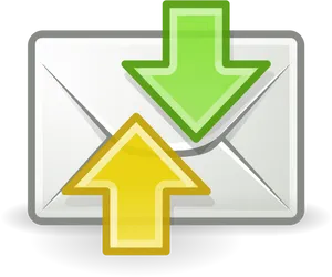 Email Send Receive Icon PNG image