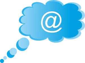 Email Thought Bubble Graphic