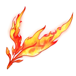 Ember Glow Anime Fire Png 06252024 PNG image