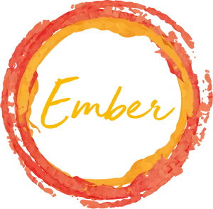 Ember Logo Flame Circle PNG image