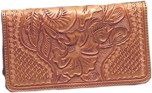 Embossed Leather Wallet