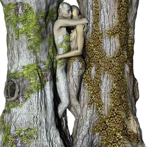 Embracing Nature Sculpture